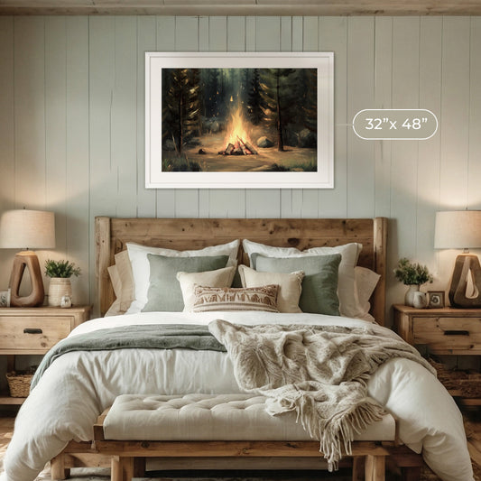 Mountain Cabin Wall Art 07-1x