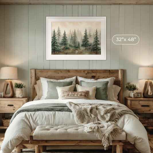 Mountain Cabin Wall Art 03-1x