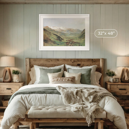 Mountain Cabin Wall Art 13-1x