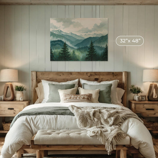 Mountain Cabin Wall Art 08-1x