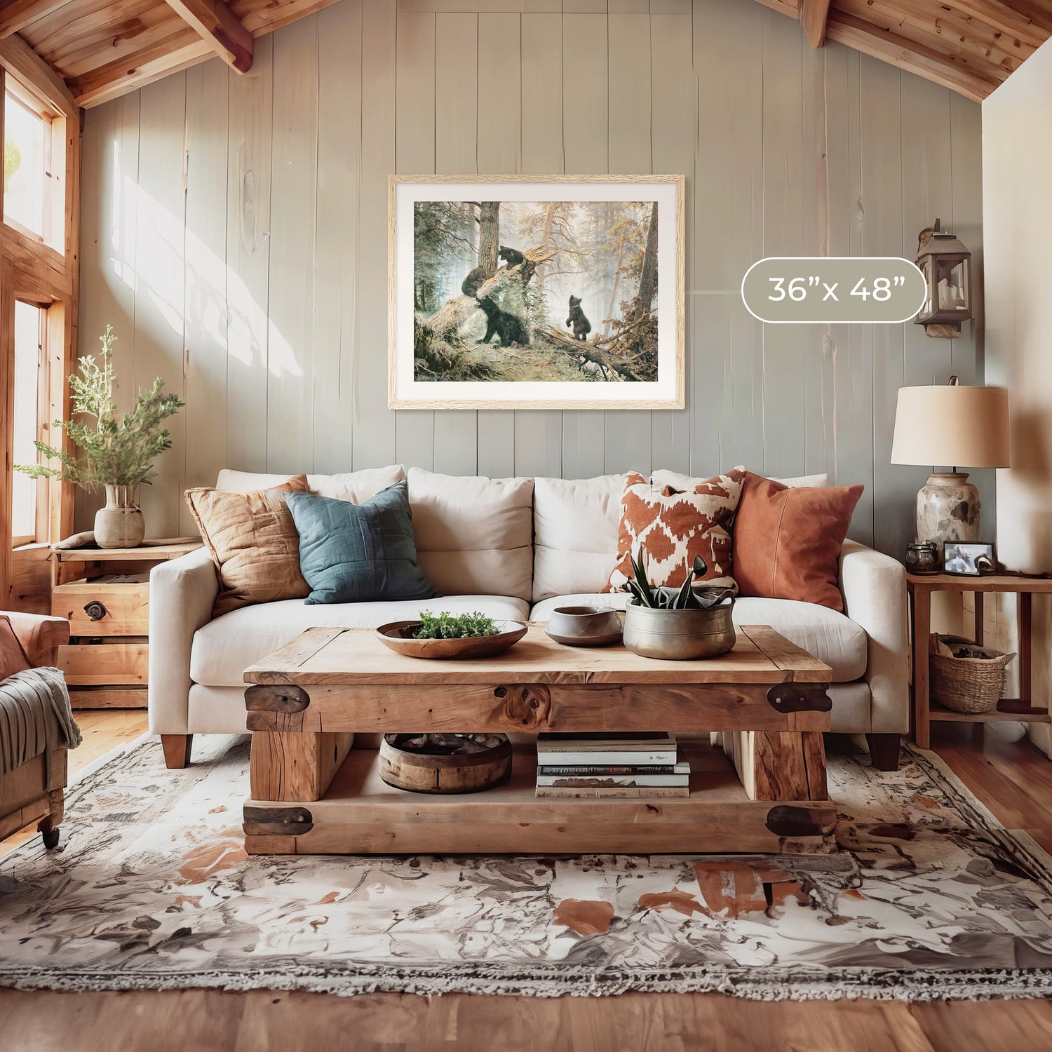 Pacific Northwest Art designed as Airbnb Art- Sage and Rose Prints