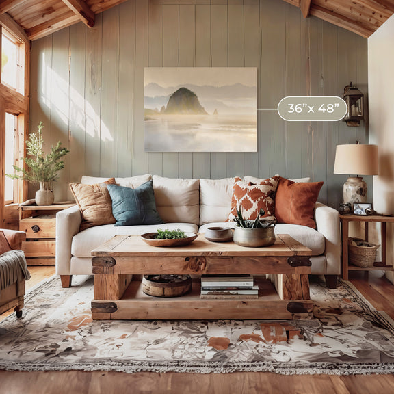 Pacific Northwest Painting Designed as Airbnb Art