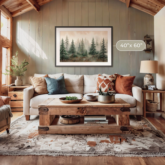 Mountain Cabin Wall Art 03-1x