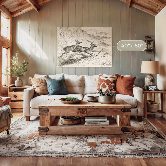 Mountain Cabin Wall Art 11-1x