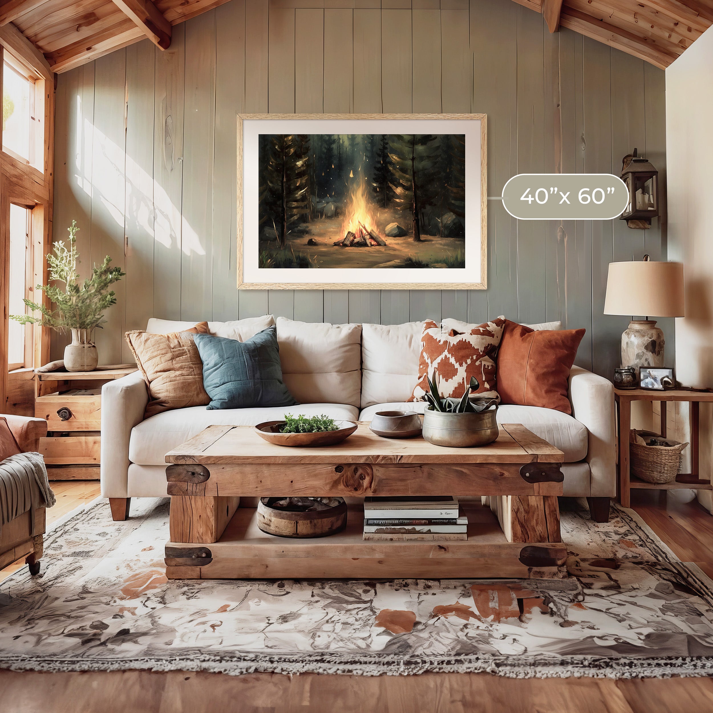 Mountain Cabin Wall Art 07-1x