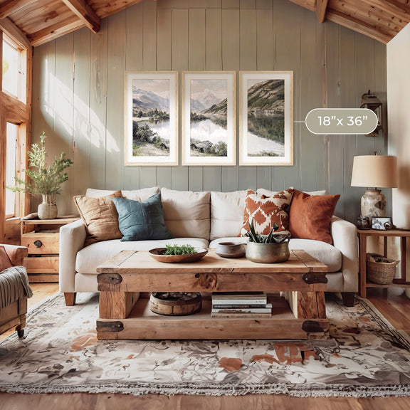 Mountain Package - Living Room D 3x-16 - Sage and Rose Prints