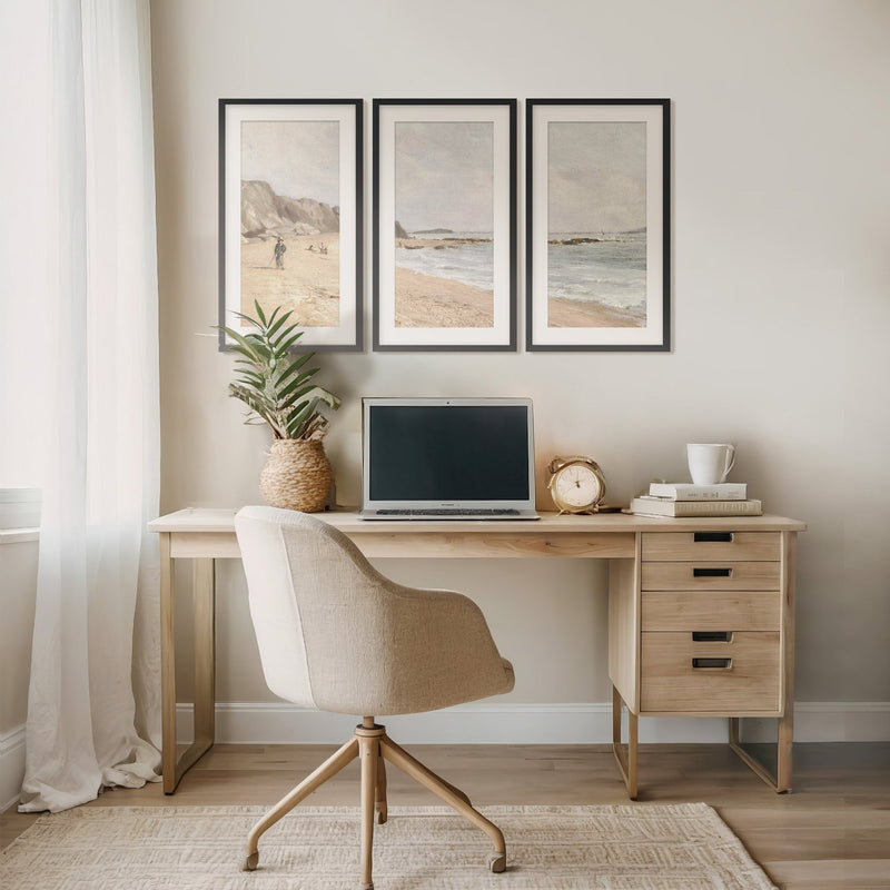 Coastal Wall Art 29-3x - Sage and Rose Prints