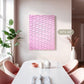 Pink Tile Wall Pattern Art No1 - Sage and Rose Prints