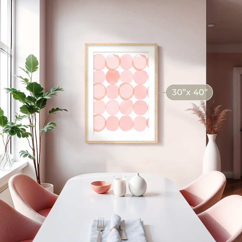 Dusty Rose Lattice Print - Sage and Rose Prints