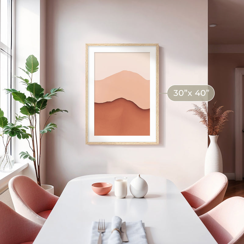 Dusty Rose Wabi Sabi Print - Sage and Rose Prints