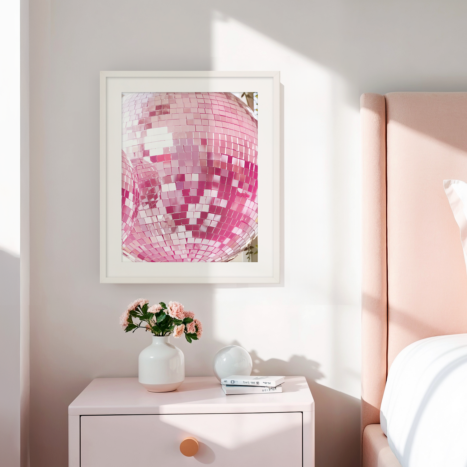 Pink Sparklecore Disco Ball Photo No1 - Sage and Rose Prints