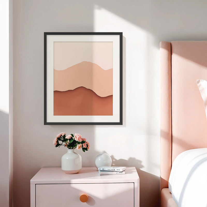 Dusty Rose Wabi Sabi Print - Sage and Rose Prints