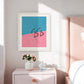 Rose Pink Retro Pool Photo No1 - Sage and Rose Prints