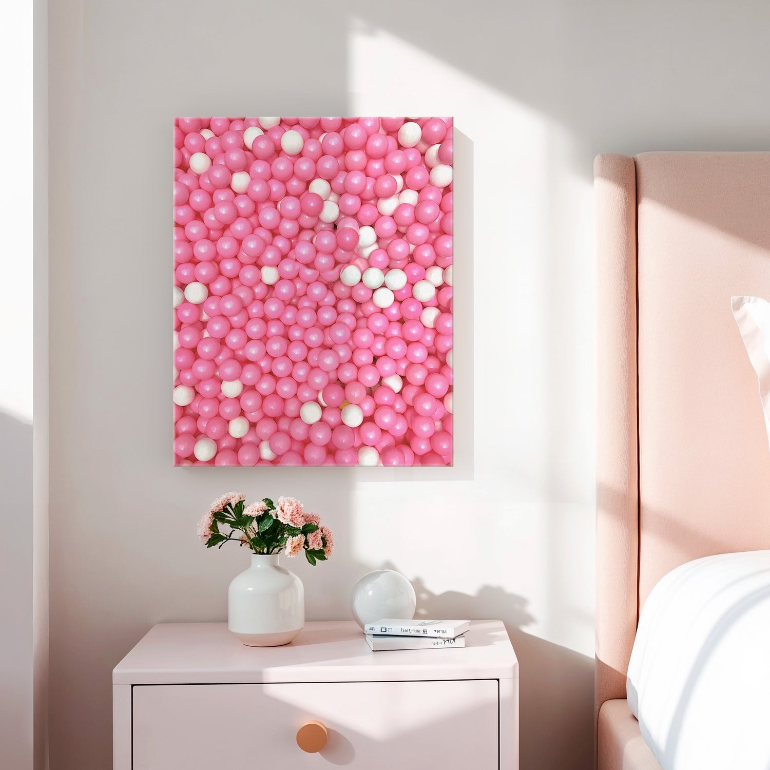 Cotton Candy Pink Balloon Pattern - Sage and Rose Prints
