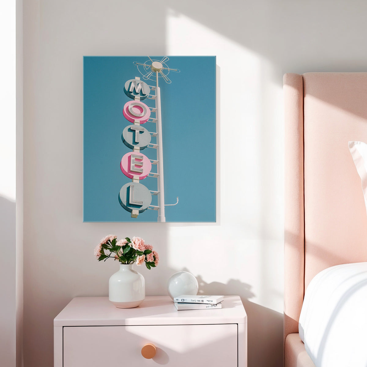 Retro Motel Pop Art Photo - Sage and Rose Prints