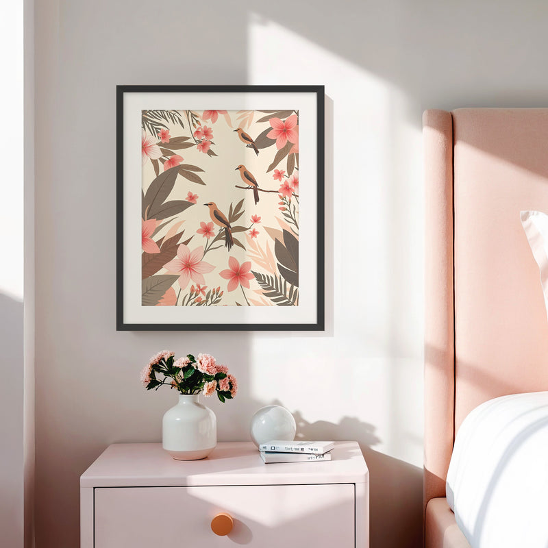 Boho Blush Paradise Print - Sage and Rose Prints