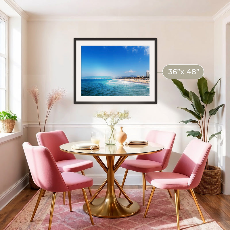 Royal Blue Beach Photo Print - Sage and Rose Prints