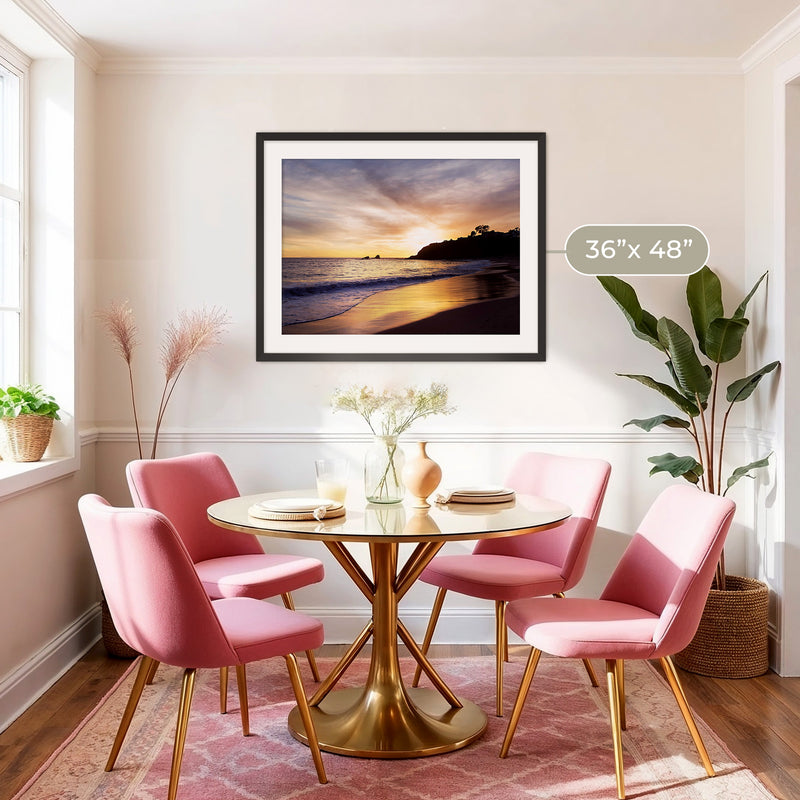 Hawaiian Sunset in Deep Purples - Sage and Rose Prints
