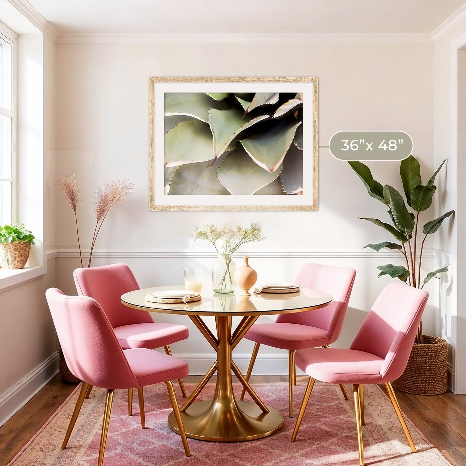 Agave Cactus Geometric Desert Photo Print No1 - Sage and Rose Prints