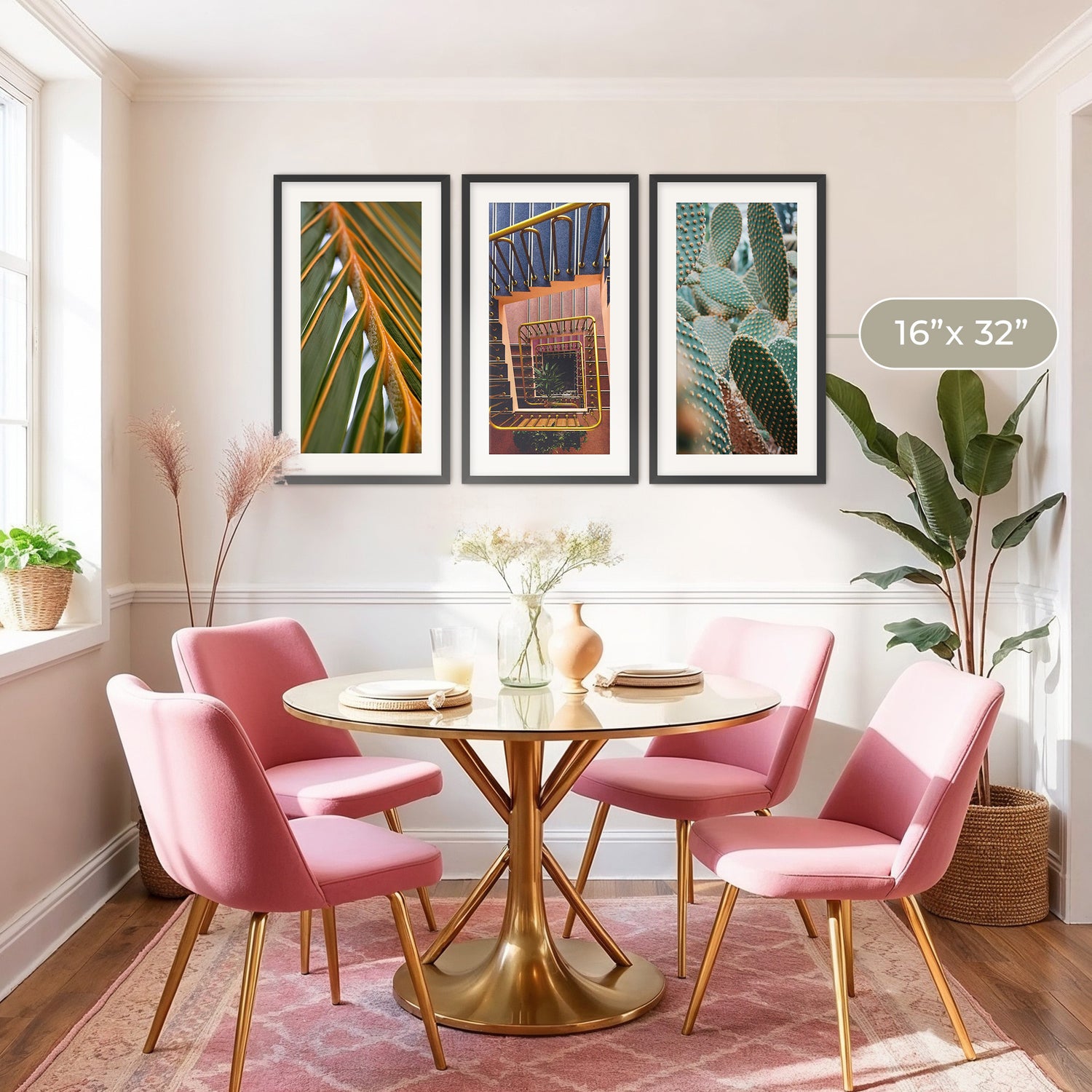 Geometric Repetition 3 Photo Set - Sage and Rose Prints