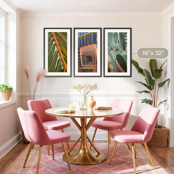 Geometric Repetition 3 Photo Set - Sage and Rose Prints