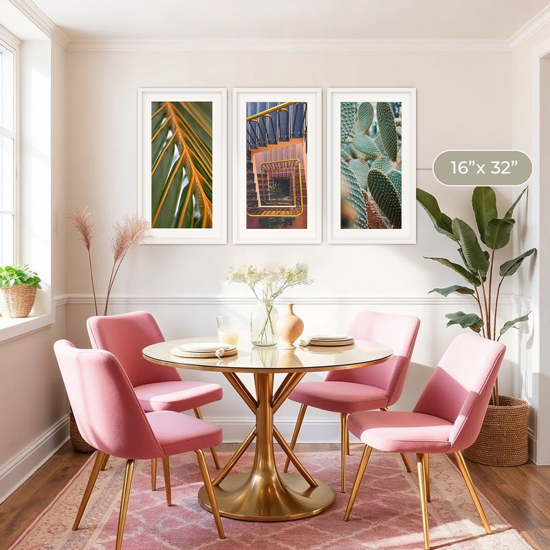 Geometric Repetition 3 Photo Set - Sage and Rose Prints