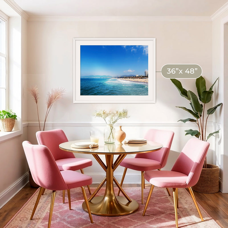 Royal Blue Beach Photo Print - Sage and Rose Prints