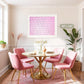 Pink Tile Wall Pattern Art - Sage and Rose Prints