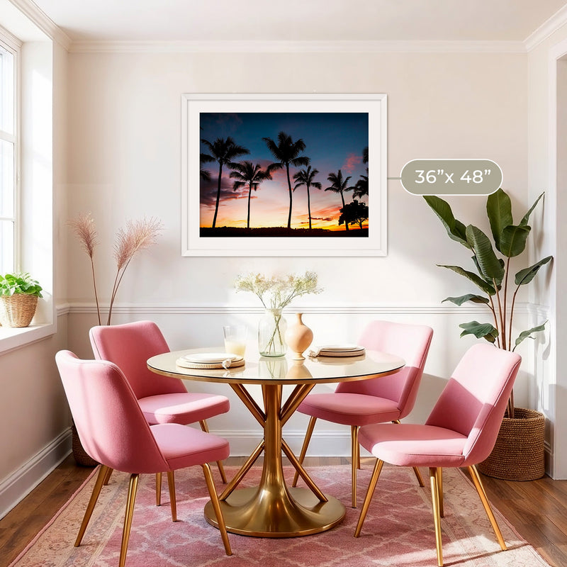 Palm Trees Sunset Photo Print - Sage and Rose Prints