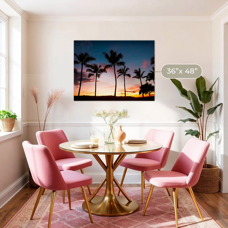 Palm Trees Sunset Photo Print - Sage and Rose Prints