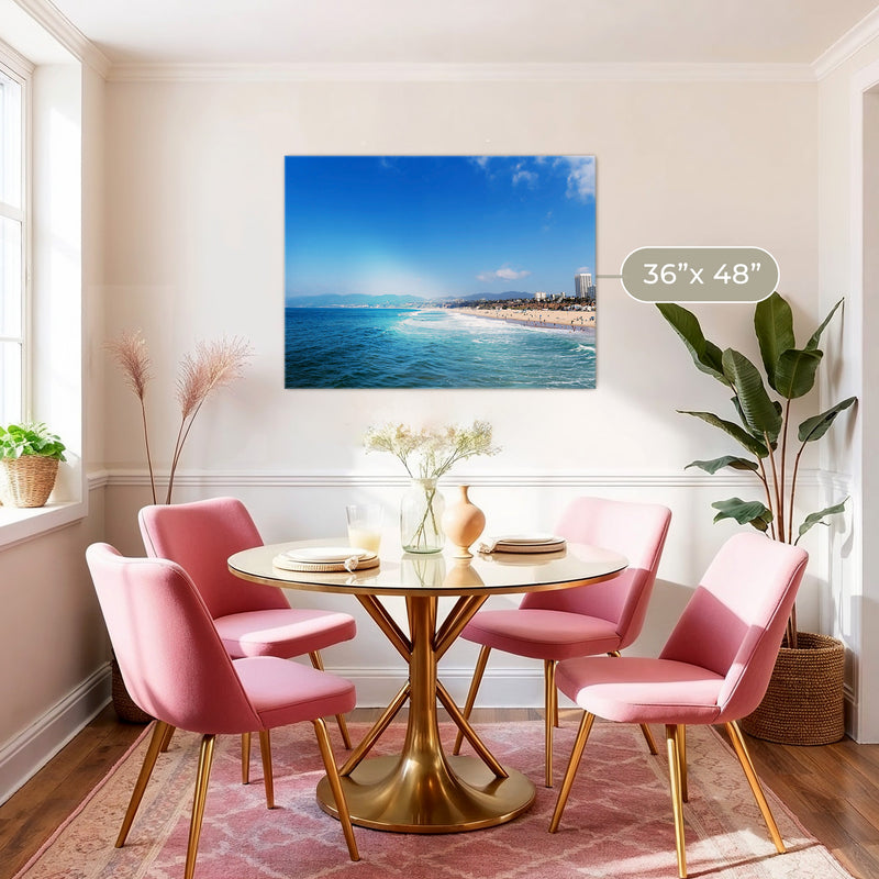 Royal Blue Beach Photo Print - Sage and Rose Prints
