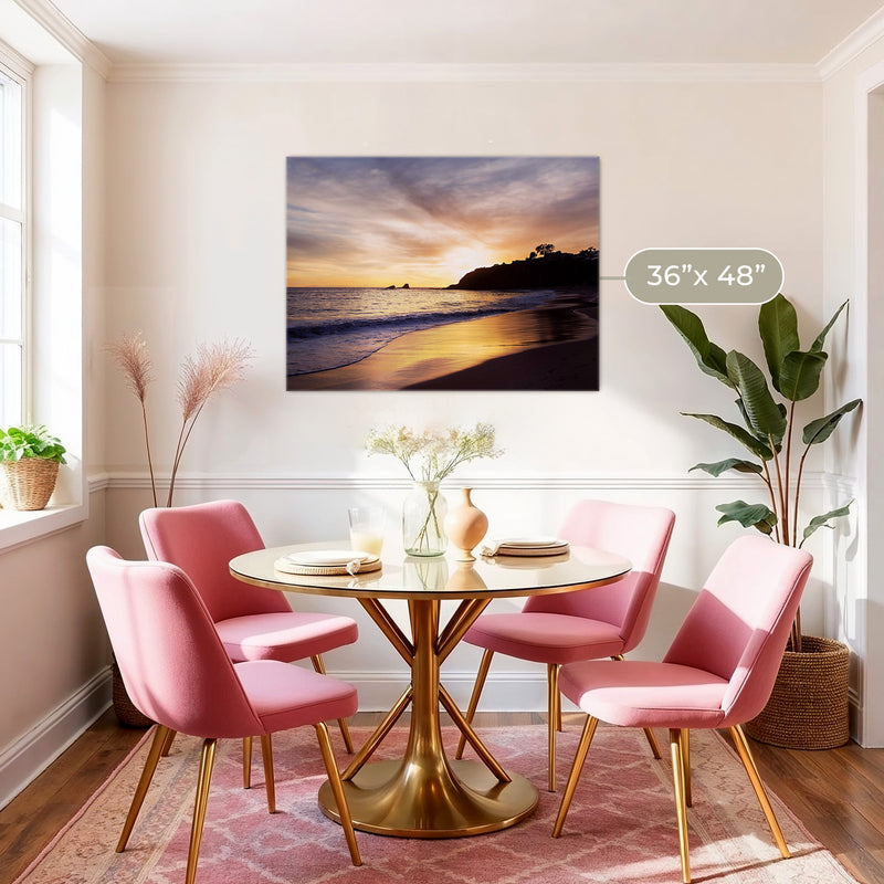 Hawaiian Sunset in Deep Purples - Sage and Rose Prints
