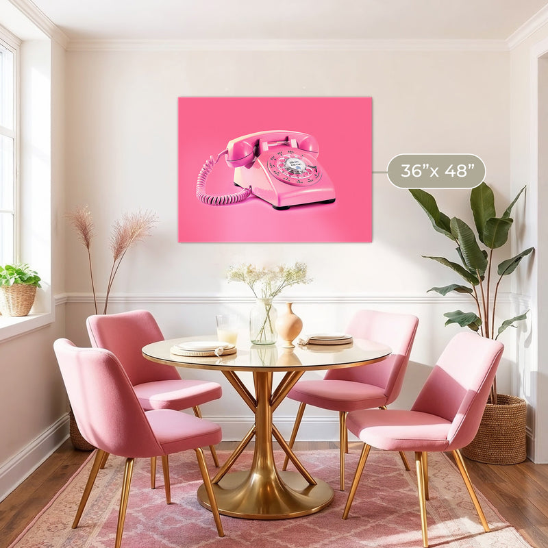 Pink Wall Art Retro Photo 01-1x - Sage and Rose Prints
