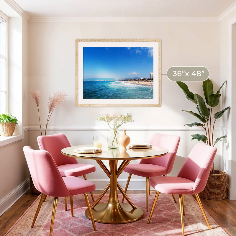 Royal Blue Beach Photo Print - Sage and Rose Prints