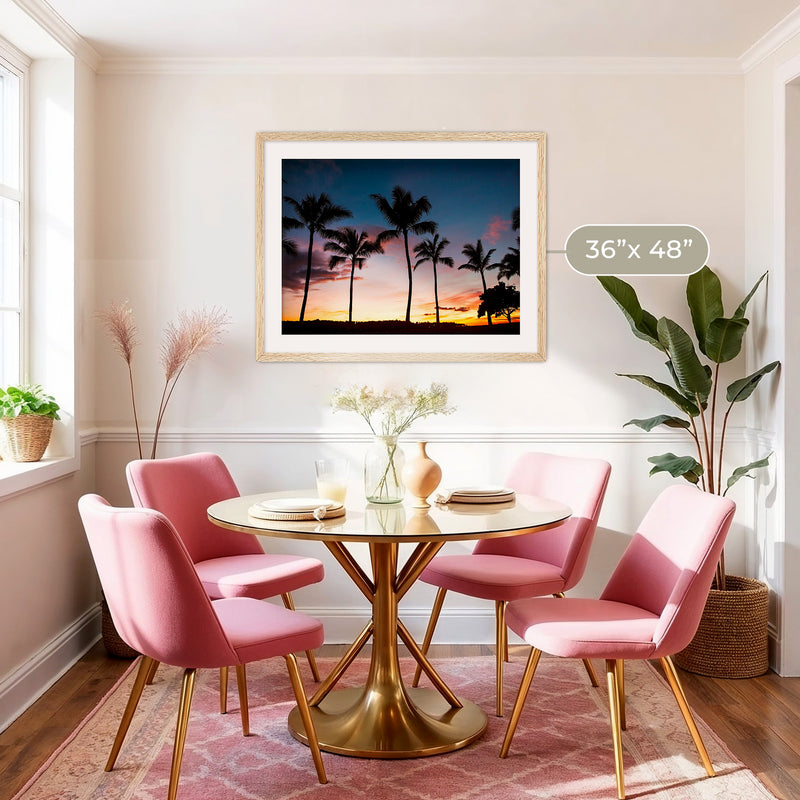 Palm Trees Sunset Photo Print - Sage and Rose Prints