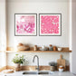 Cotton Candy Pink Dopamine Decor 2 Photo Set - Sage and Rose Prints