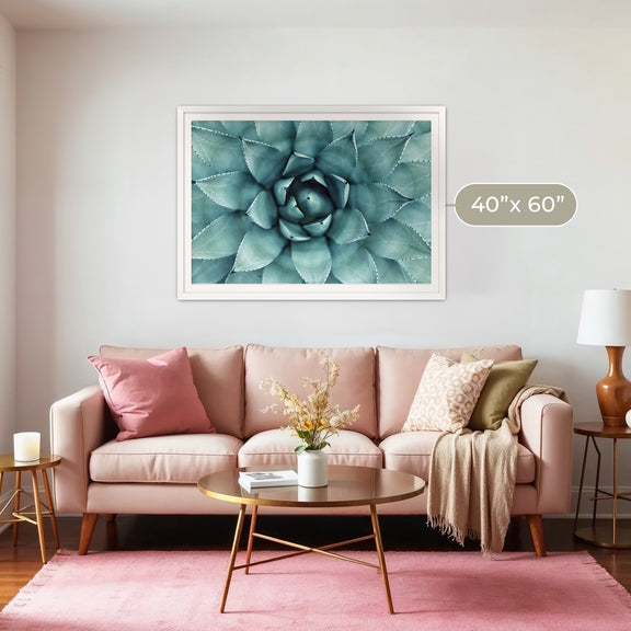 succulent wall prints Succulent Wall Art Designed as Airbnb Decor – Sage and Rose Prints