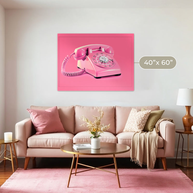 Pink Wall Art Retro Photo 01-1x - Sage and Rose Prints