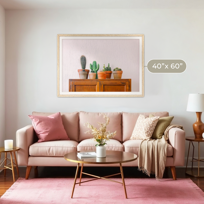 Potted Succulents and Cactus Photo - Sage and Rose Prints
