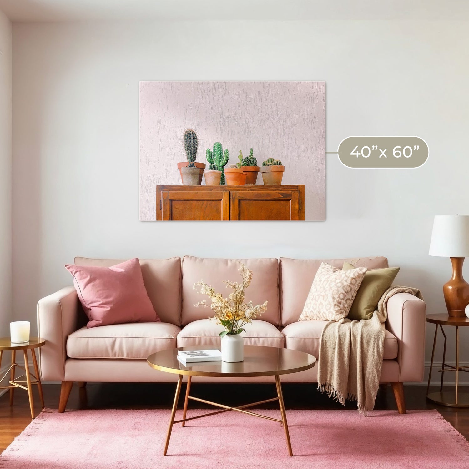 Potted Succulents and Cactus Photo - Sage and Rose Prints