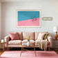 Rose Pink Retro Pool Photo - Sage and Rose Prints