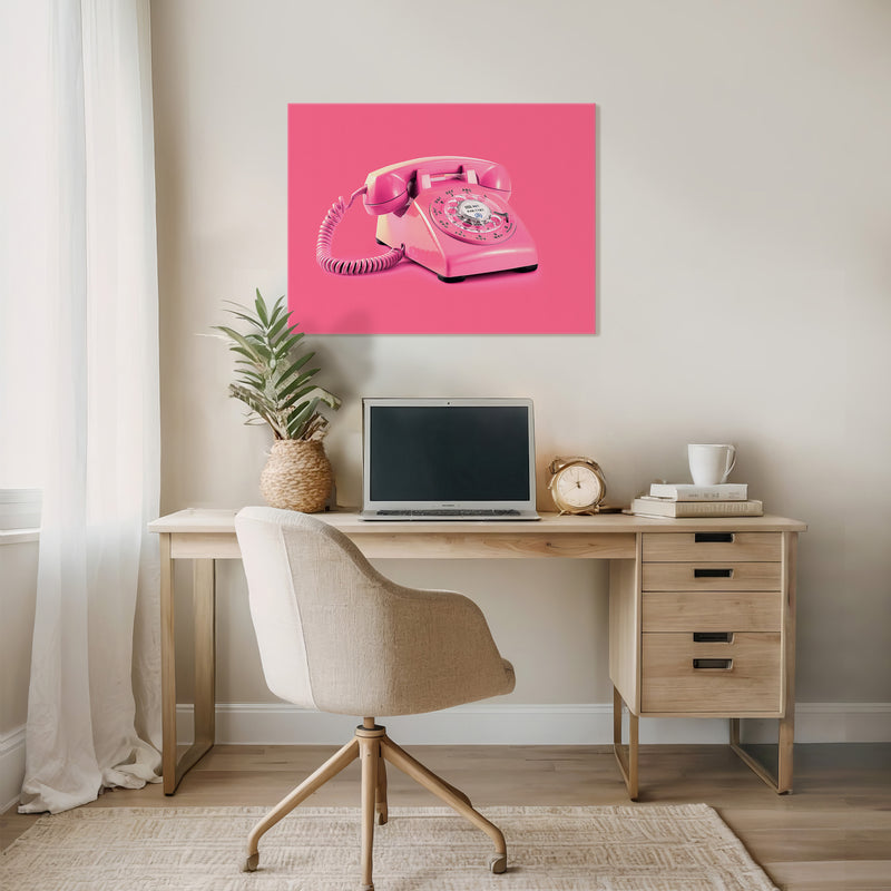 Pink Wall Art Retro Photo 01-1x - Sage and Rose Prints