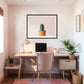 Pink Cactus Wall Art - Sage and Rose Prints