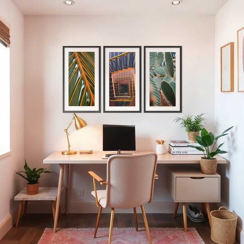 Geometric Repetition 3 Photo Set - Sage and Rose Prints