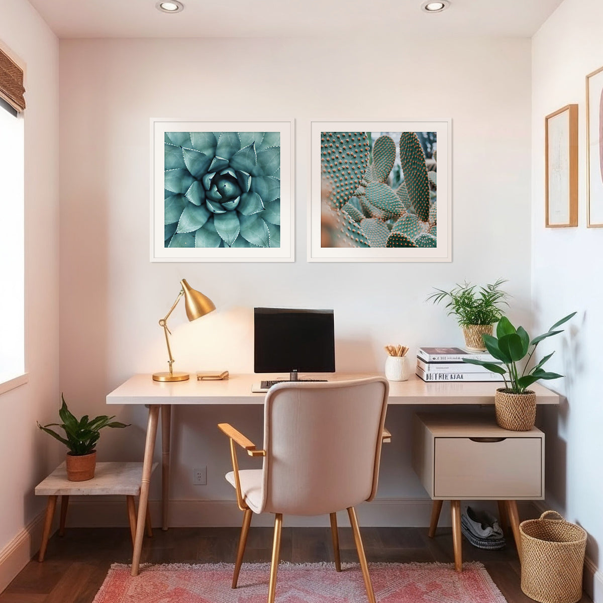 Geometric Cactus Patterns 2 Photo Set - Sage and Rose Prints