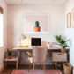 Pink Cactus Wall Art - Sage and Rose Prints