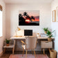 Palm Trees Silhouettes Sunset Photo No1 - Sage and Rose Prints
