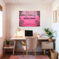 Pink Retro VW Van Photo - Sage and Rose Prints