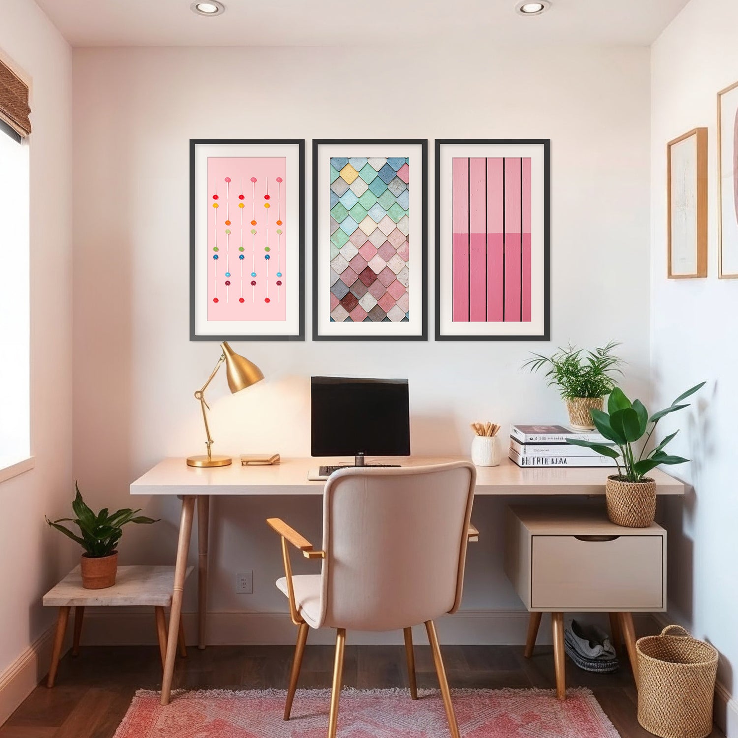 Pink Maximalist 3 Photo Set - Sage and Rose Prints