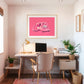 Pink Wall Art Retro Photo 01-1x - Sage and Rose Prints